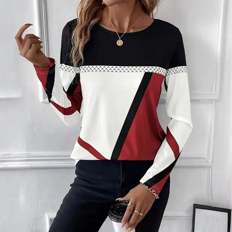 Lana™ | Camiseta Casual de Algodón a Rayas de Colores