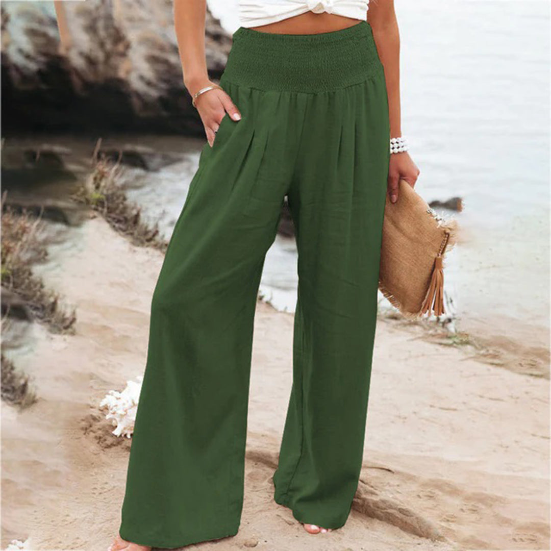 Dahlia™ | Pantalón Cómodo de Algodón y Cáñamo