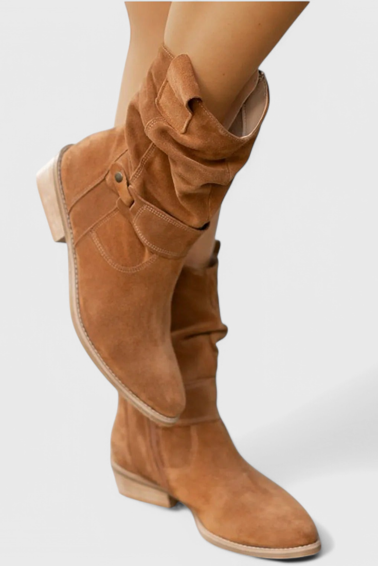 Aria™ | Botines Elegantes de Ante