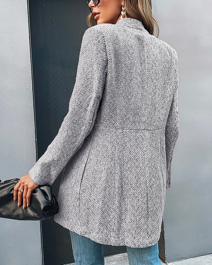 Nalera™ | Blazer Largo Elegante de Lana