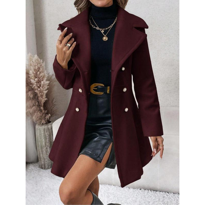 Maria™ | Elegante Chaqueta de Otoño de Doble Botón