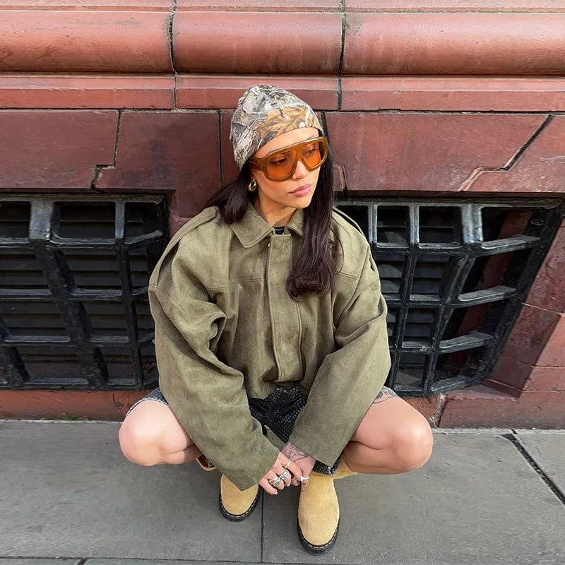 Marcella™ | Chaqueta Piloto Elegante de Algodón