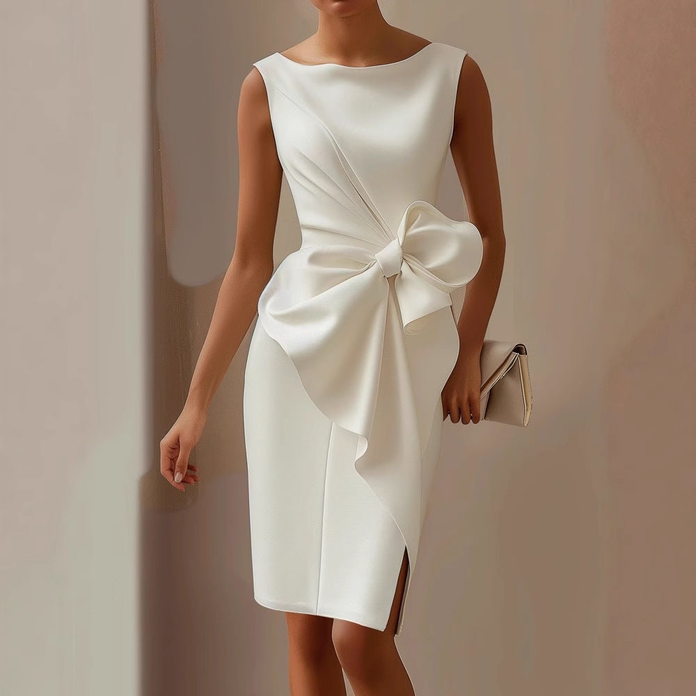 Athena™ | Vestido Elegante con Lazo