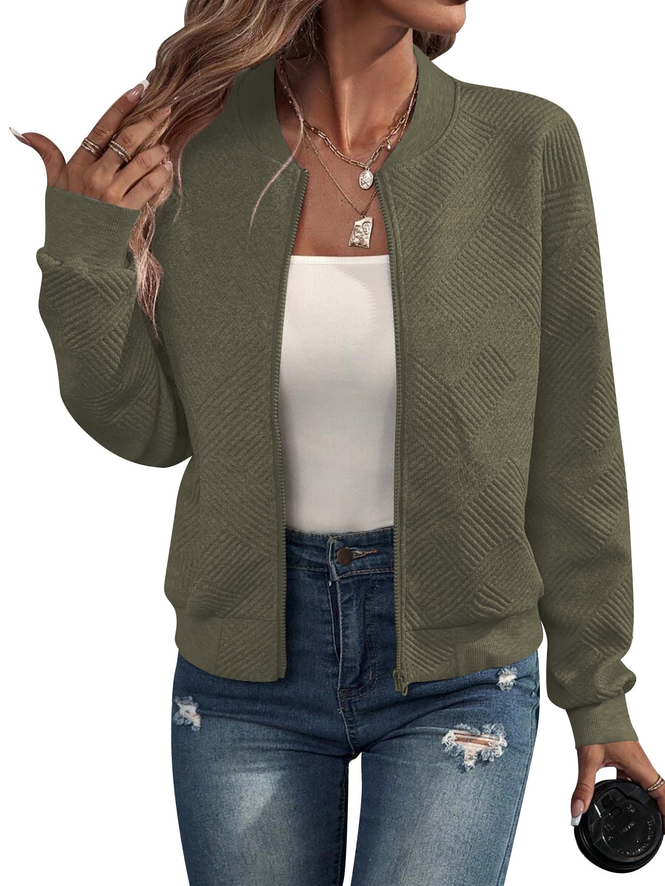Carolina™ | Chaqueta Bomber Elegante y Cómoda