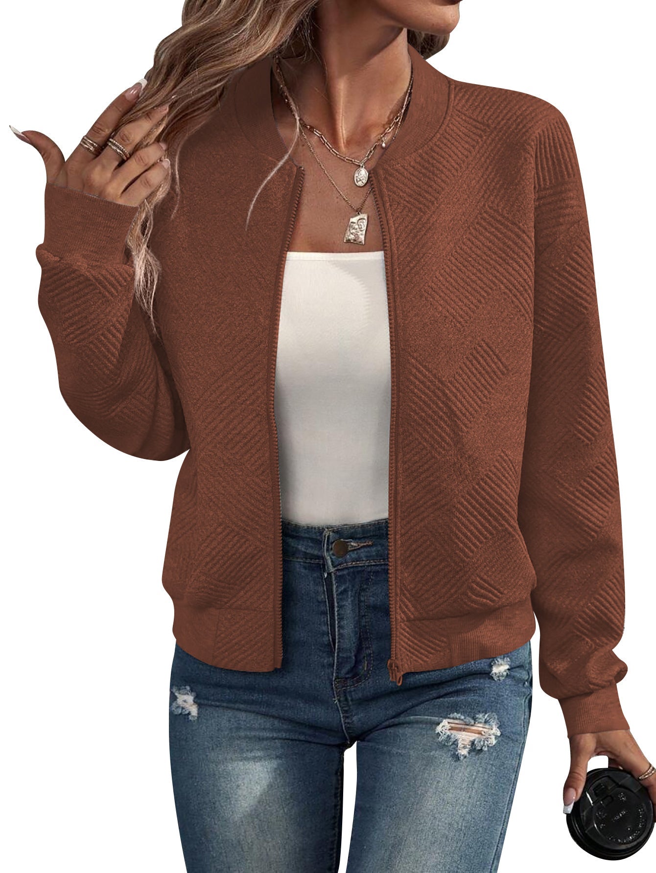 Carolina™ | Chaqueta Bomber Elegante y Cómoda