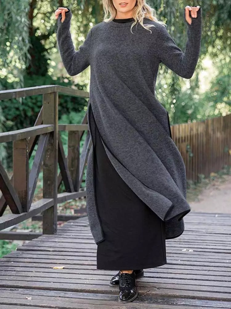 Rosalind™ | Robe Larga de Tricot Elegante
