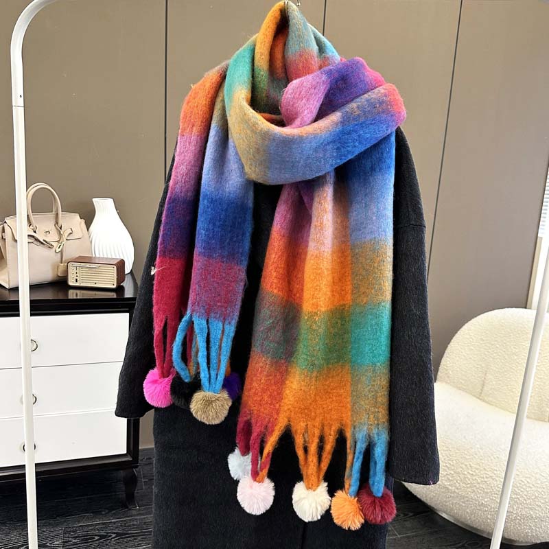 Maris™ | Bufanda Cálida de Cuadros Elegante