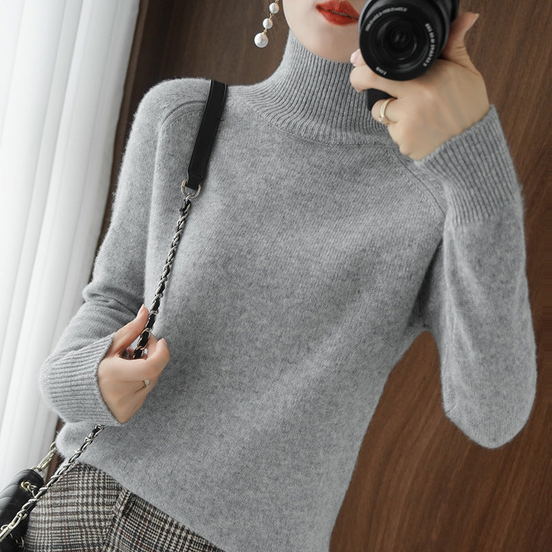Amara™ | Suéter Amplio de Punto con Cuello Alto