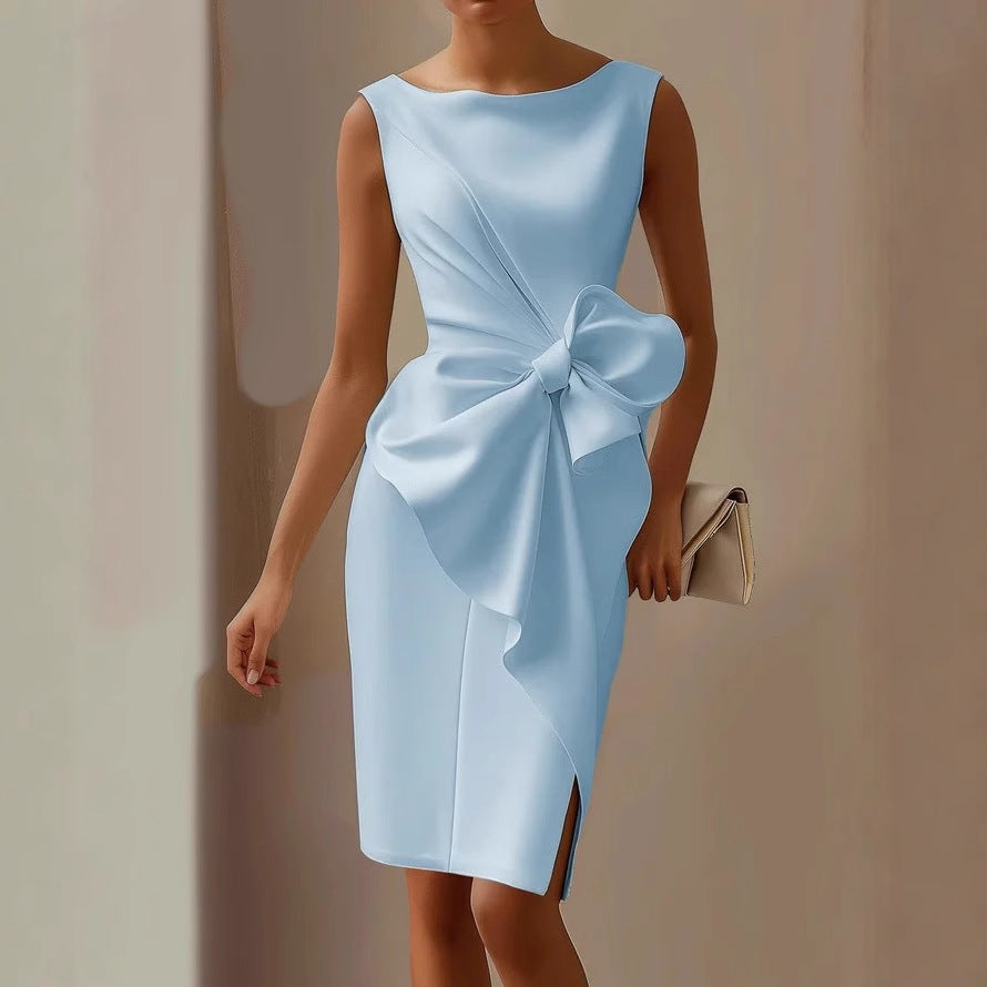 Athena™ | Vestido Elegante con Lazo