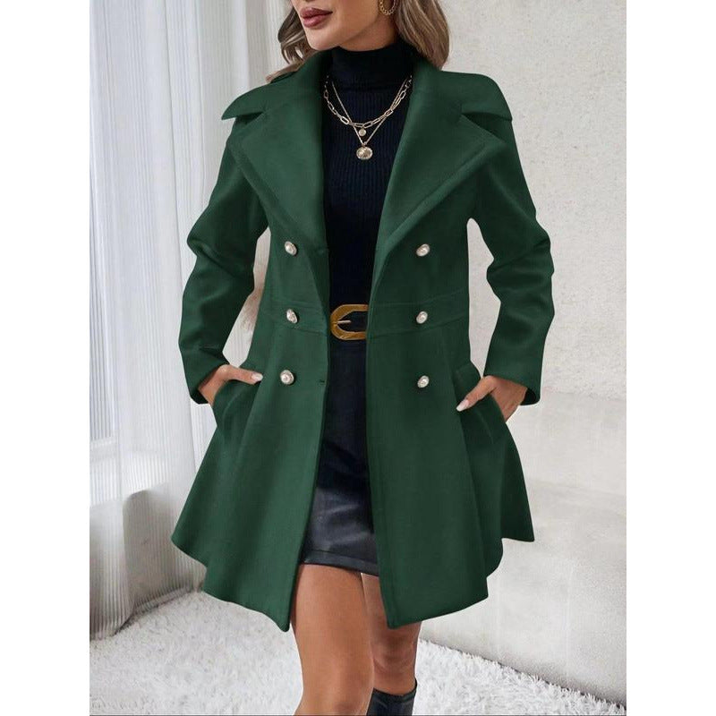 Maria™ | Elegante Chaqueta de Otoño de Doble Botón