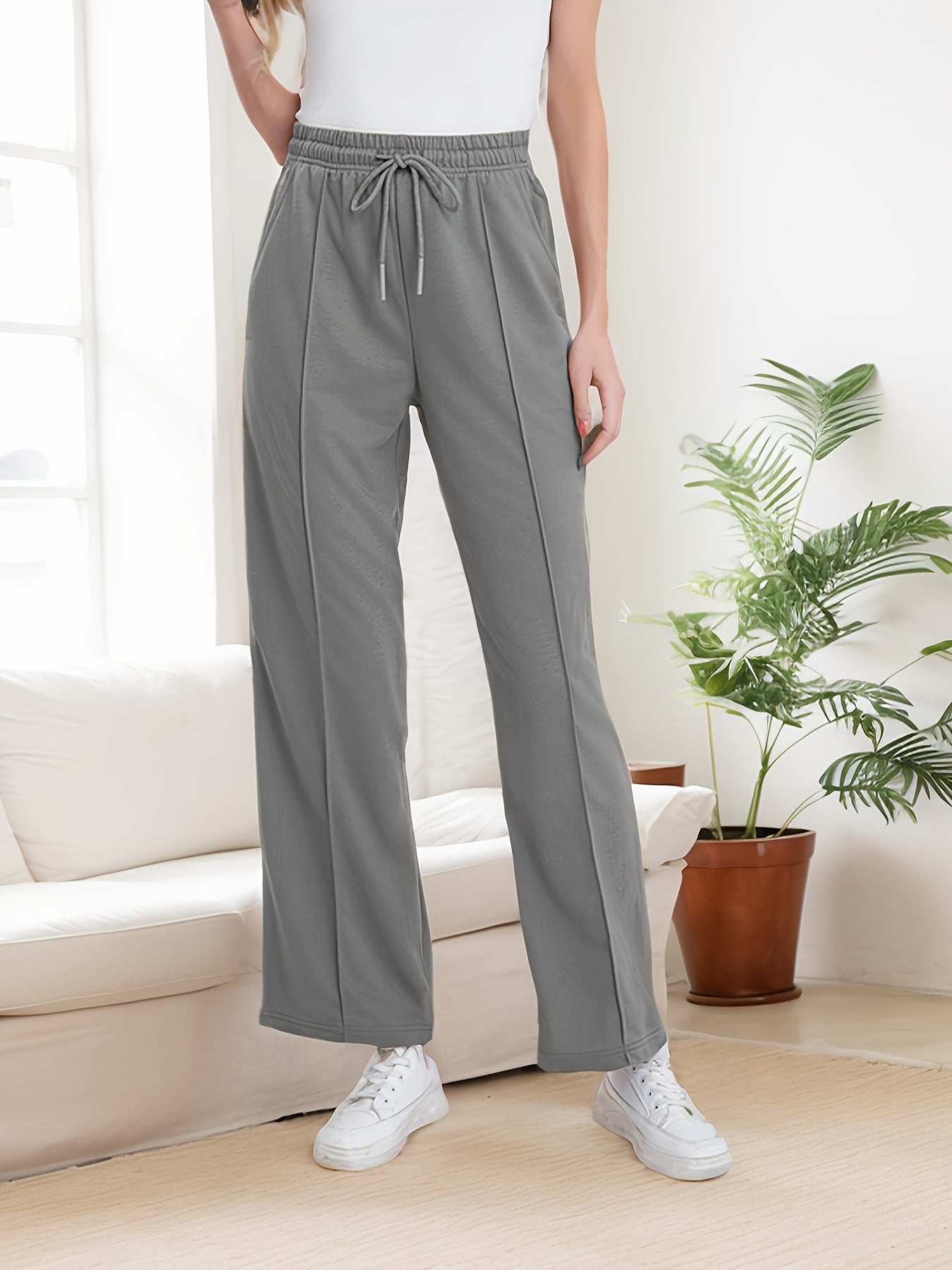 Bulma™ | Pantalones Anchos Elegantes de Algodón