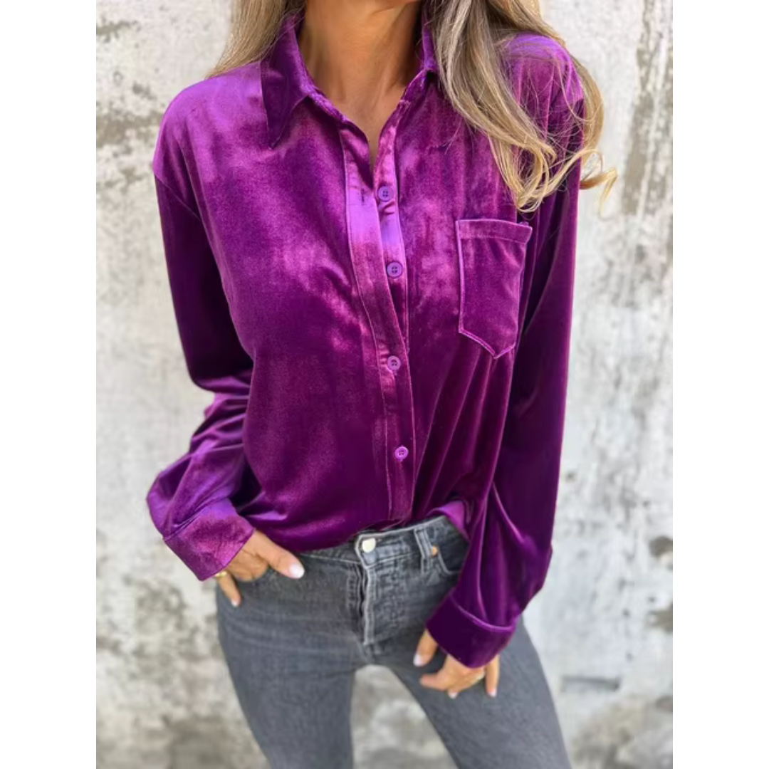 Juliette™ | Camisón Elegante de Terciopelo