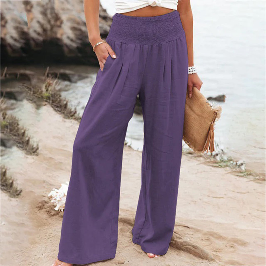 Dahlia™ | Pantalón Cómodo de Algodón y Cáñamo