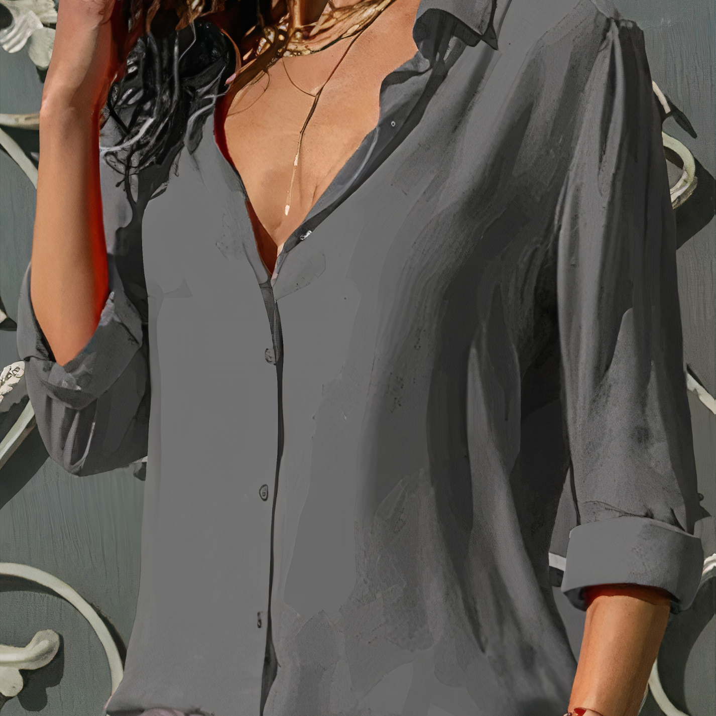 Wolfy™ | Blusa Elegante Fluida