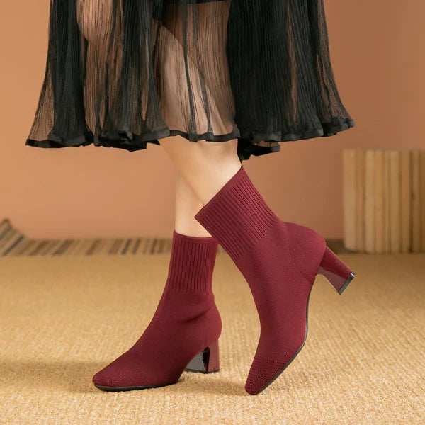 Josie™ | Botines Tricotados Chic