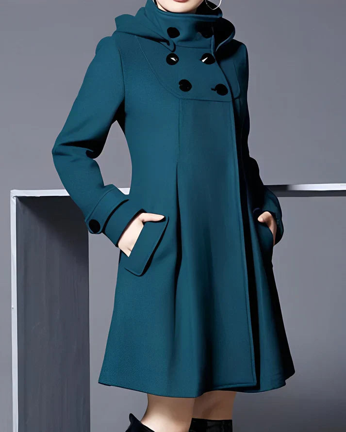 Monty™ | Abrigo Elegante de Lana con Capucha