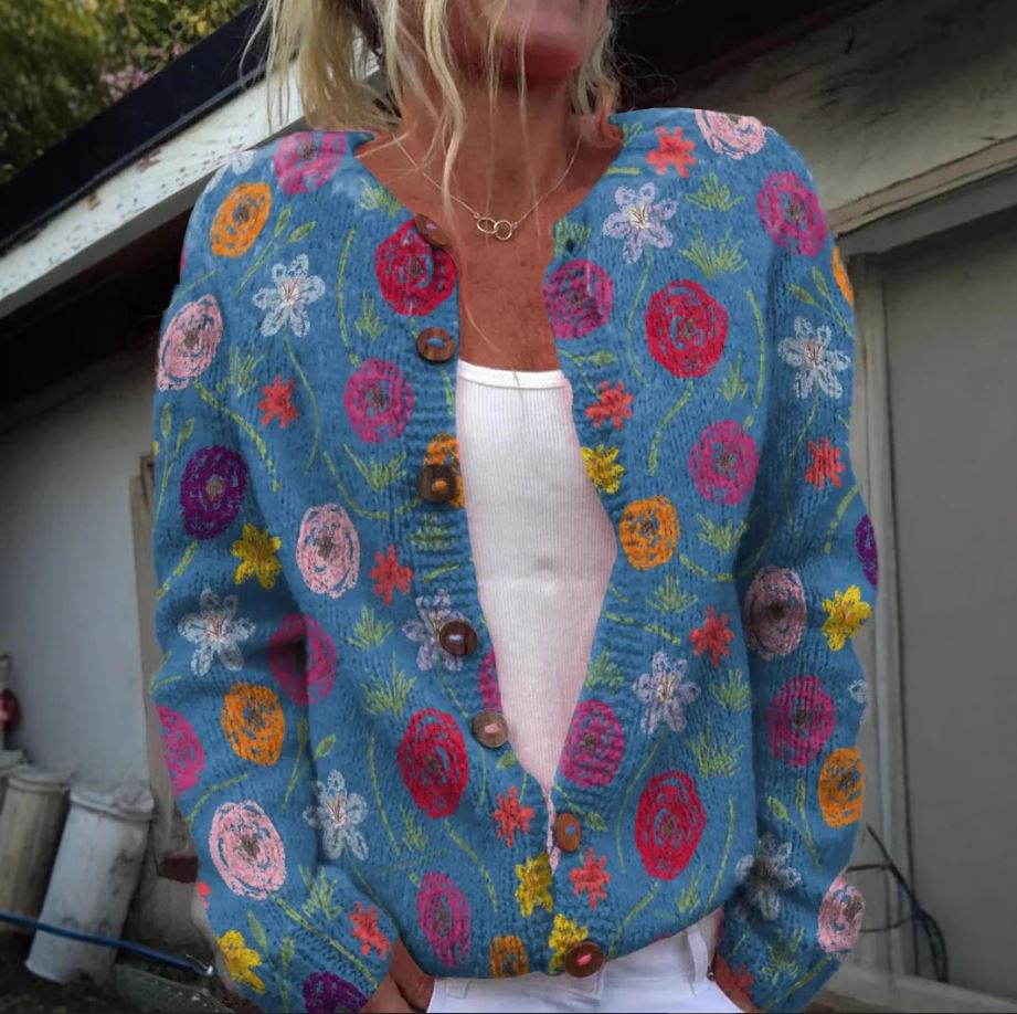 Tilda™ | Chaqueta Elegante de Algodón Floral