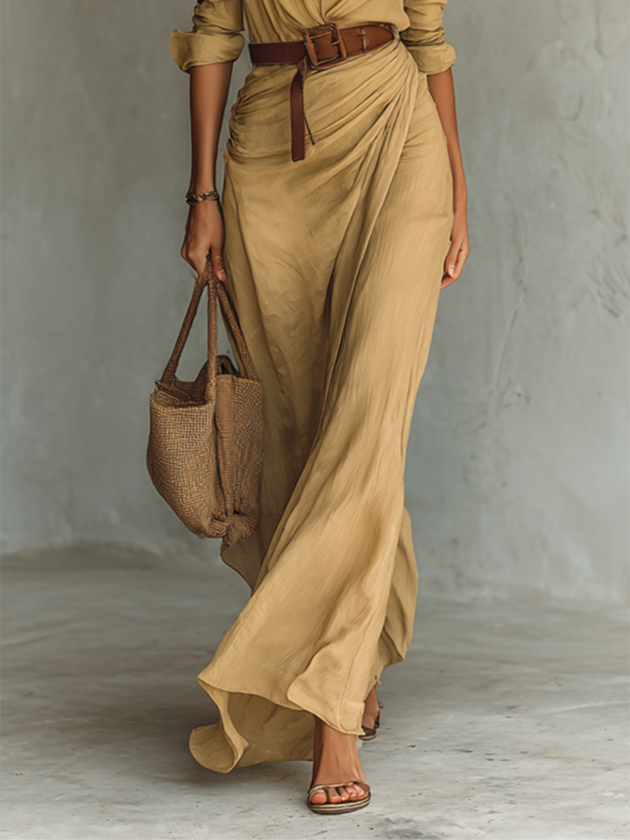 Nidalee™ | Vestido Largo Elegante de Algodón