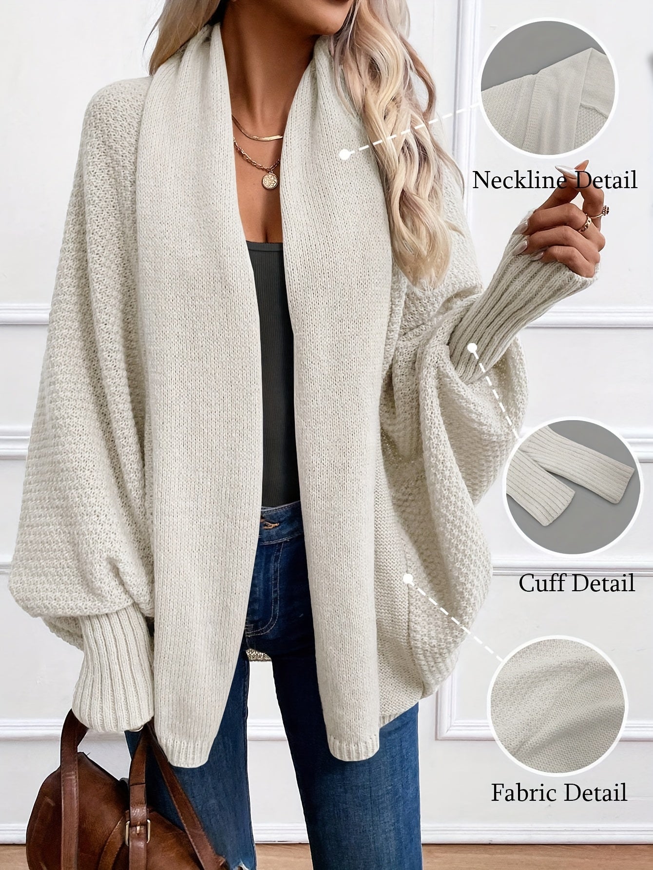 Anisa™ | Cárdigan Elegante con Mangas de Linterna