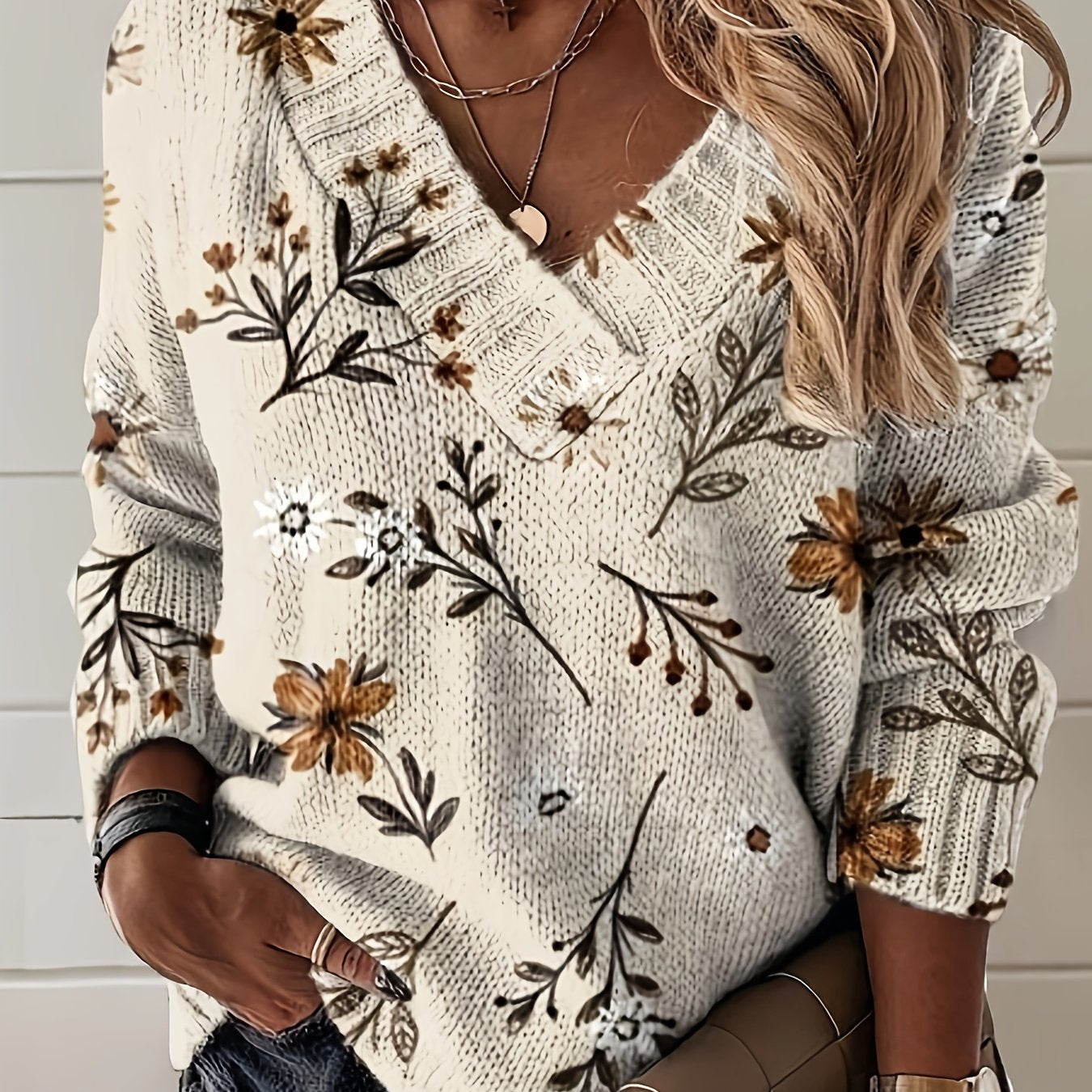 Carine™ | Cárdigan Floral Elegante
