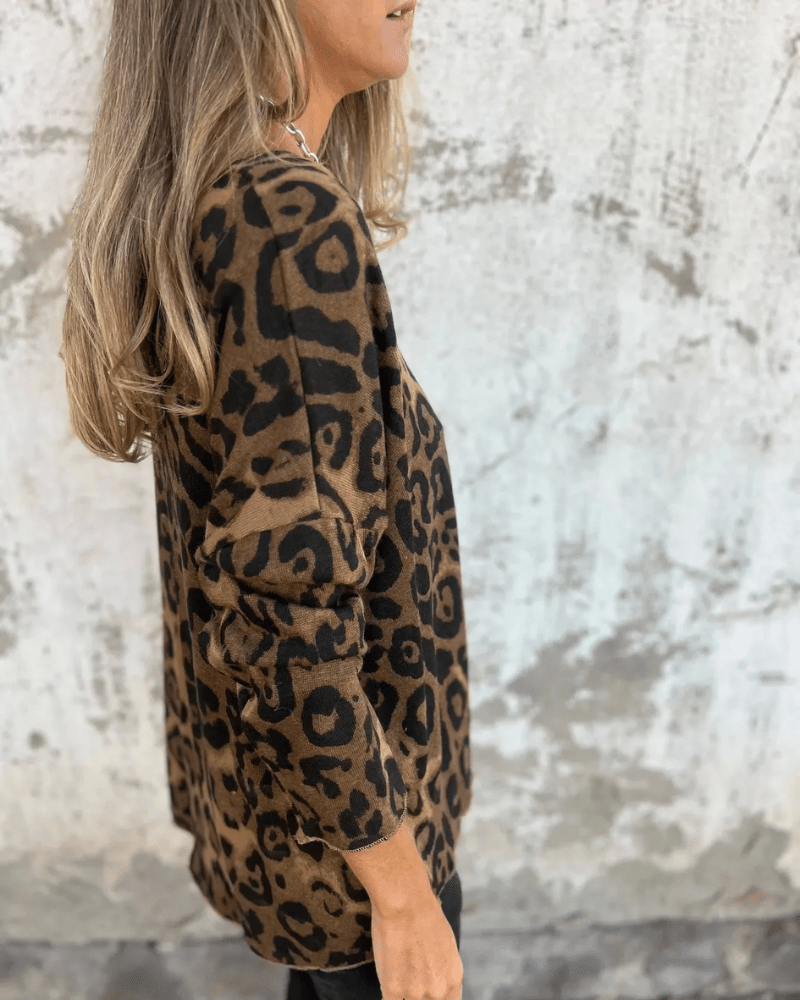 Valera™ | Top Casual Leopardo