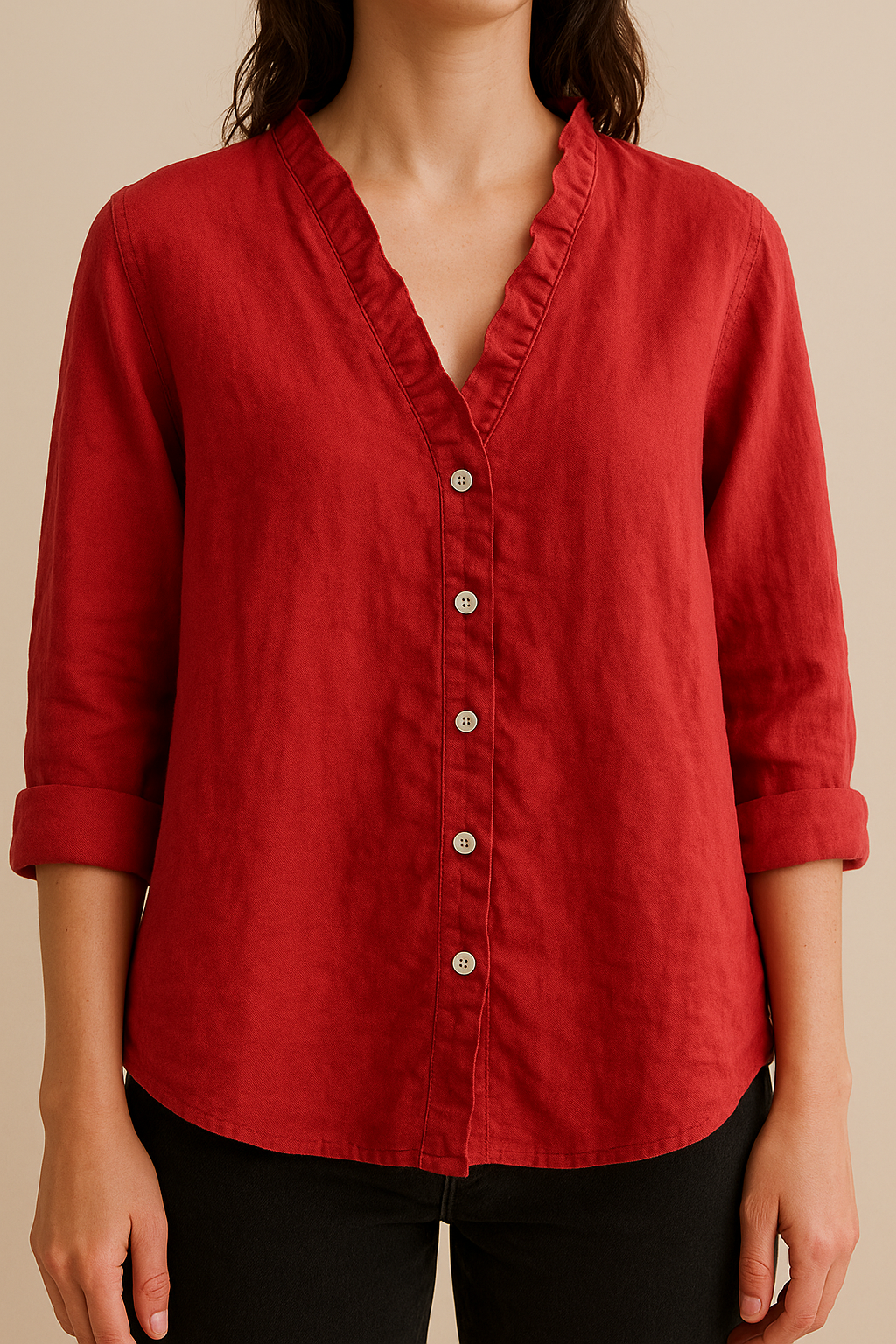 Linea™ | Blusa Casual con Volantes