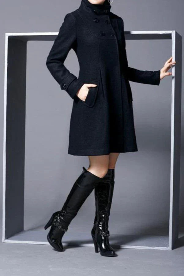 Monty™ | Abrigo Elegante de Lana con Capucha