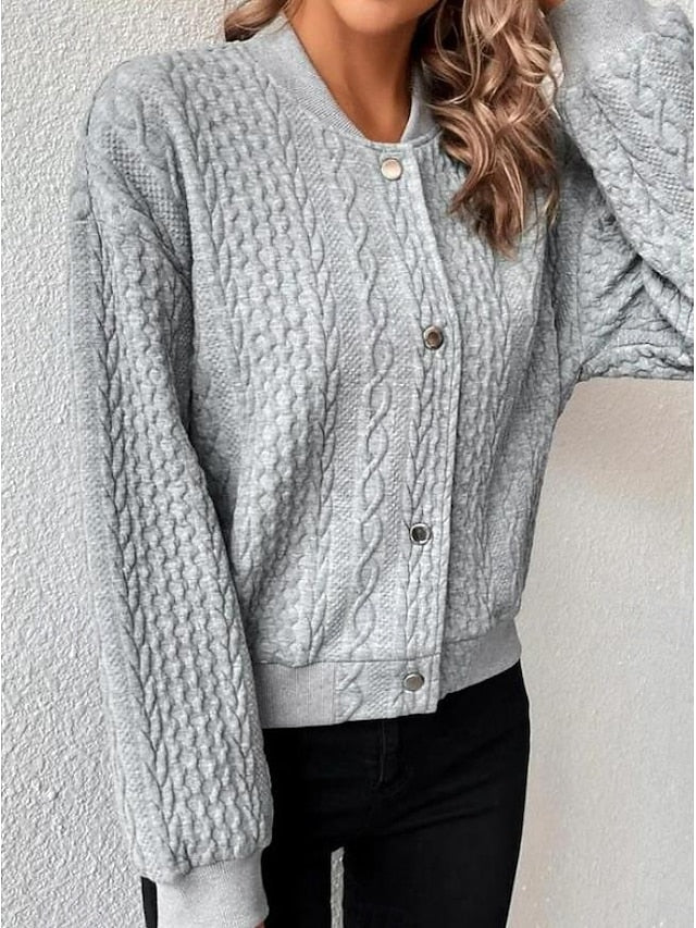 Amara™ | Chaqueta Casual de Poliéster, Confort Elegante