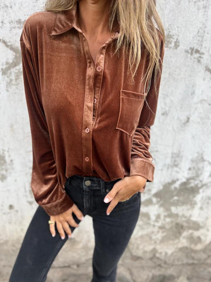 Juliette™ | Camisón Elegante de Terciopelo