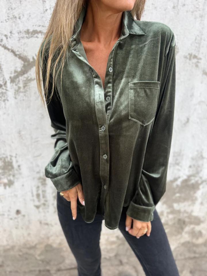 Juliette™ | Camisón Elegante de Terciopelo