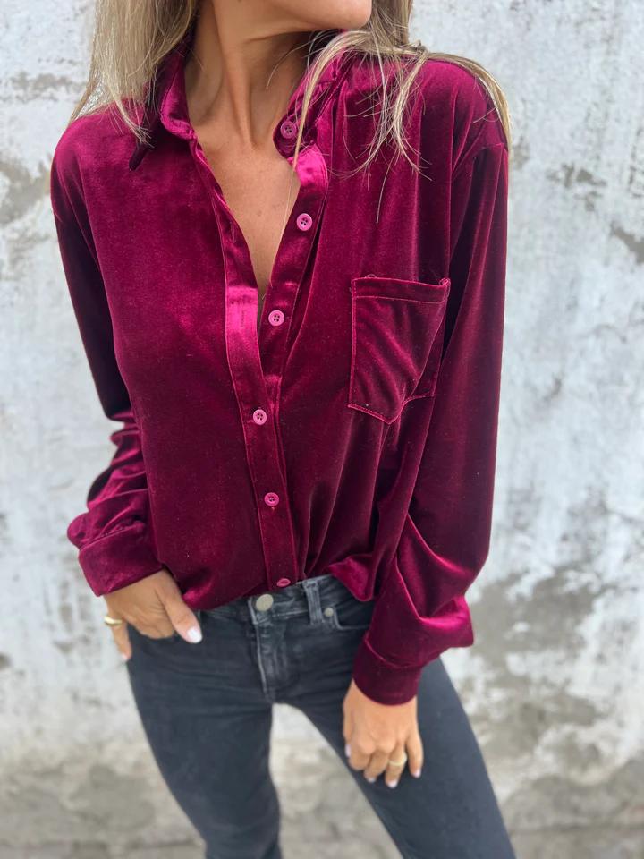 Juliette™ | Camisón Elegante de Terciopelo