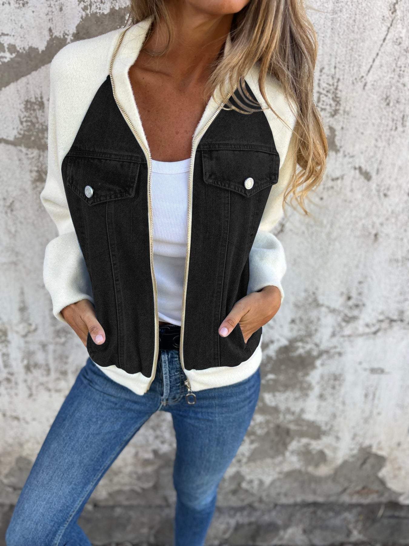 Zoe™ | Chaqueta de Denim Elegante y Confortable