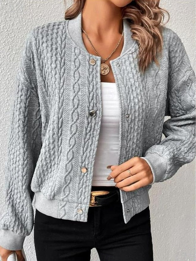 Amara™ | Chaqueta Casual de Poliéster, Confort Elegante