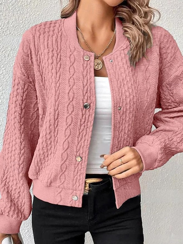 Amara™ | Chaqueta Casual de Poliéster, Confort Elegante