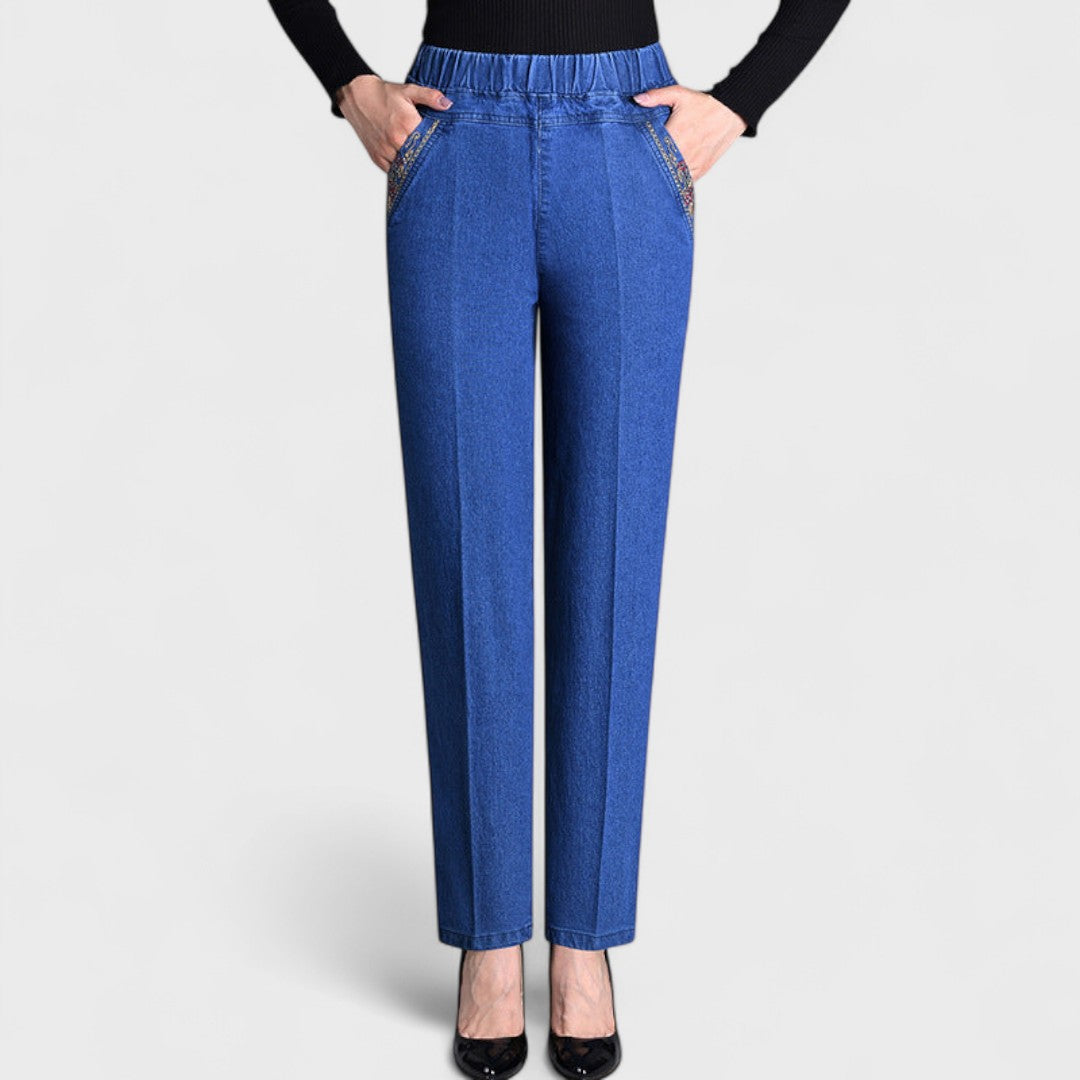 Mira™ | Jeans Elegantes de Denim con Bolsillos Prácticos