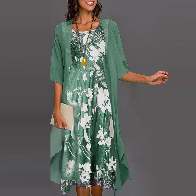 Adeline™ | Conjunto Elegante de Algodón de 2 Piezas